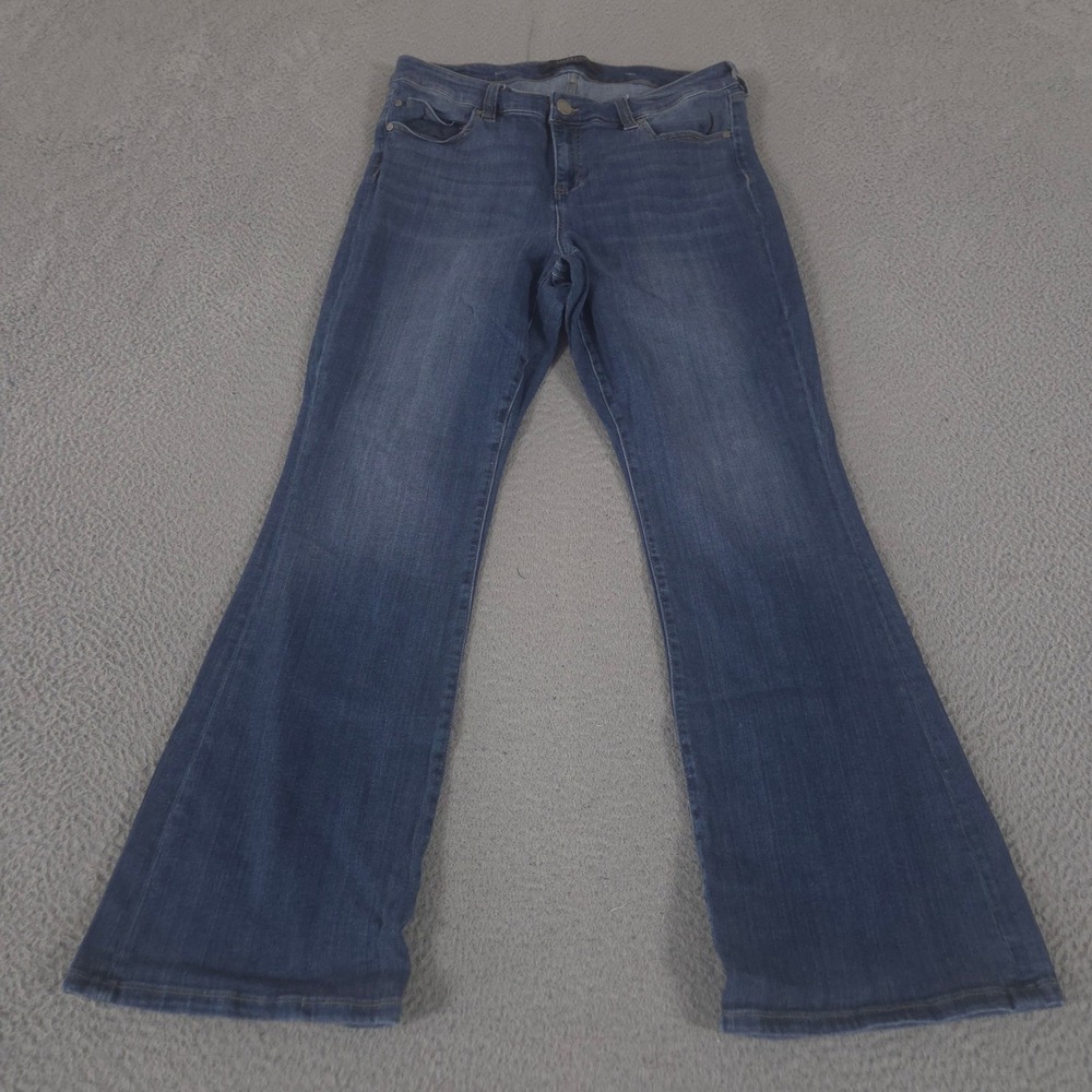 Liverpool Jeans Womens 18W Blue The Bootcut Stretch Denim Five Pocket Comfort